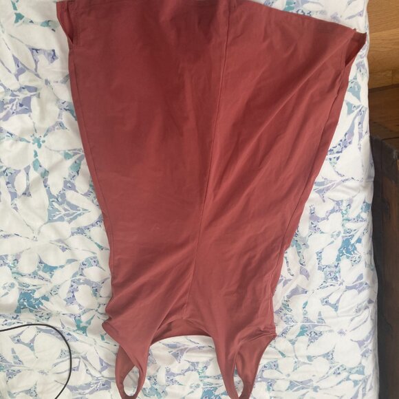 Nike Womens Bliss Luxe Exercise Tennis Dress w/ Built-in Bra/Shorts XS Pink - Picture 5 of 7